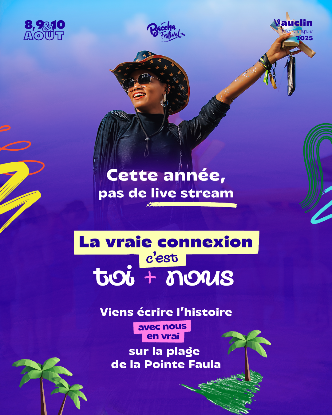 Visuel Live pour Baccha festival